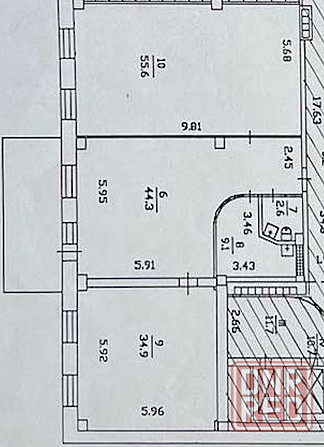 Офис в аренду 151.2м2, 25-летия ркка, 1в Донецк - изображение 2