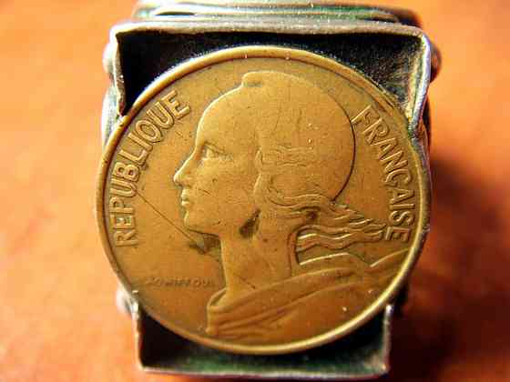 Перстень с монетой Донецк