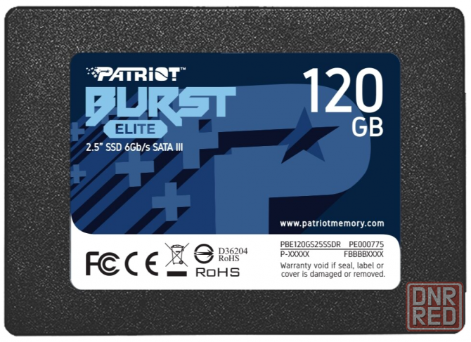 Твердотельный накопитель Ssd 2.5" Patriot Memory Burst Elite (Pbe120gs25ssdr) 120гб (арт-7894) Макеевка - изображение 1