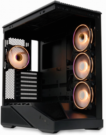 Корпус Hspd F711-Tgbk-Argb Black (арт-4189) Макеевка