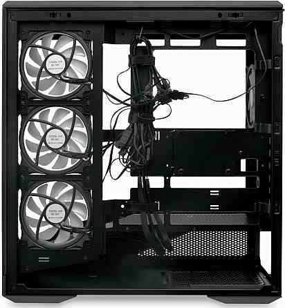 Корпус Hspd F711-Tgbk-Argb Black (арт-4189) Макеевка