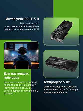 Видеокарта Gigabyte Gv-N507twf3oc-16gd 1.0, Nvidia Geforce Rtx 5070ti, объем видеопамяти 16гб 256 би Макеевка