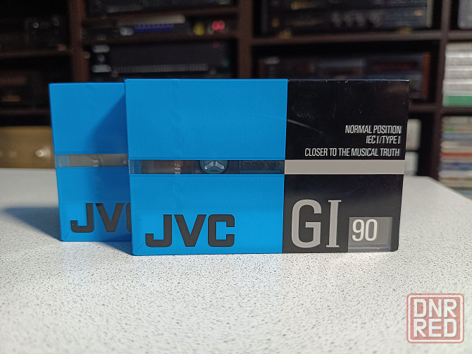Запечатанная аудиокассета JVC- GI90-Type I Донецк - изображение 1