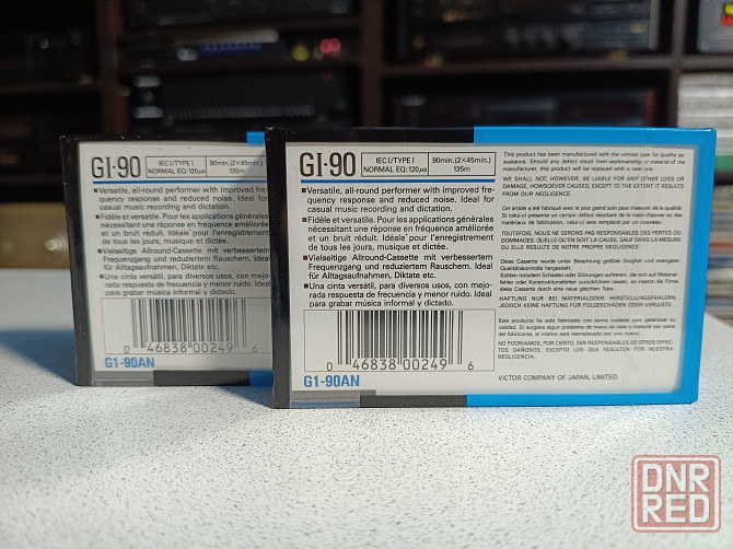 Запечатанная аудиокассета JVC- GI90-Type I Донецк - изображение 2