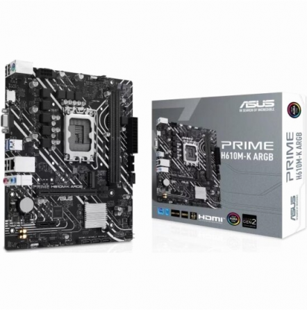 Материнская плата Asus Prime H610m-K Argb (Lga1700, Matx) (арт-3066) Макеевка