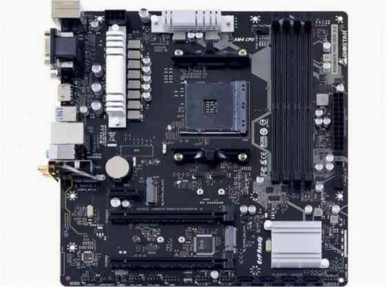 Материнская плата Biostar B550mx/E Pro Soc-Am4 Amd B550 4xddr4 Matx Ac`97 8ch(7.1) Gblan Raid+Vga+Dv Макеевка