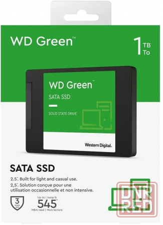 Твердотельный накопитель Ssd 1tb Western Digital Green Wds100t3g0a Sata3 2.5 (арт-4161) Макеевка - изображение 4