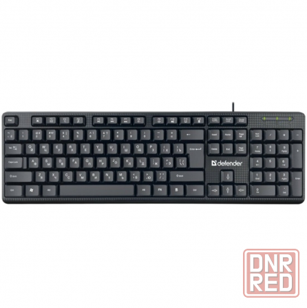 Клавиатура Defender Daily Hb-162, Usb, 104 клавиши, черная (арт-7434) Макеевка - изображение 1