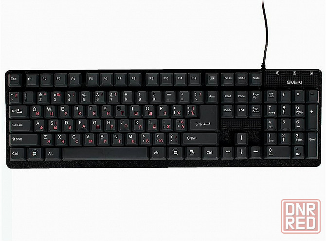 Клавиатура Sven проводная Standard 301, Usb, 104 клавиши, черная (Sv-03100301ub) (арт-3578) Макеевка - изображение 2