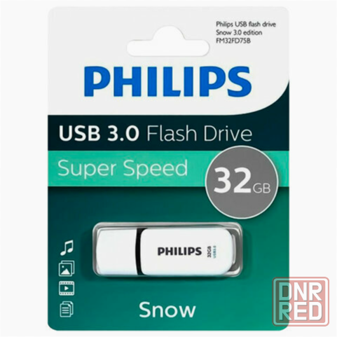 Usb-флешка Philips Fm32fd75b/97 32gb Snow3.0 32gb, Usb 3.0 (арт-1147) Макеевка - изображение 3