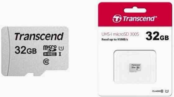Карта памяти Transcend 300s Microsdhc 32gb Uhs-I Cl10, Ts32gusd300s (арт-4665) Макеевка