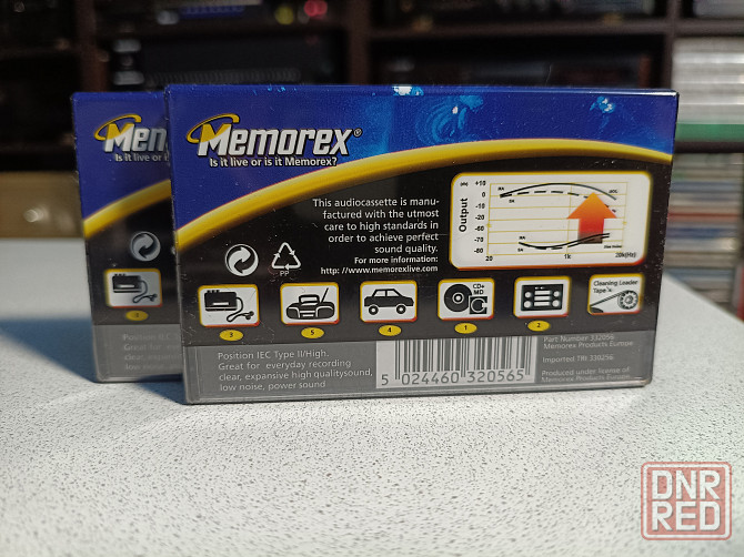 Запечатанная аудиокассета Memorex -SHQ 90 Chrome-Type 2 Донецк - изображение 2
