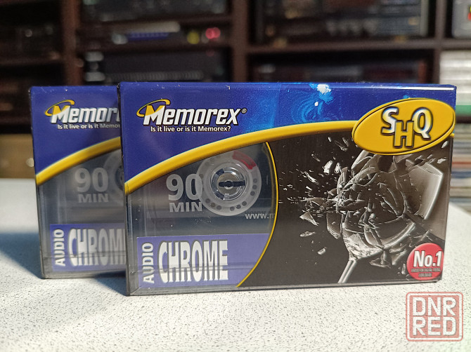 Запечатанная аудиокассета Memorex -SHQ 90 Chrome-Type 2 Донецк - изображение 1