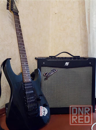 Продажа вместе или по отдельности Гитара Ibanez GRG270B Гитарный комбоусилитель Fender mustang II V2 Донецк - изображение 1