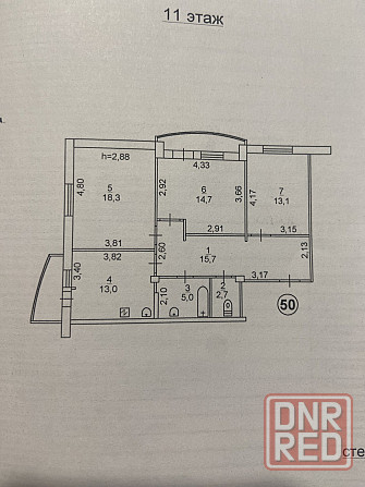 Продается трехкомнатная квартира в Центральном районе Мариуполь - изображение 8