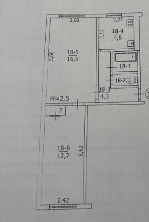 Продажа 2-комнатной квартиры Даки Макеевка