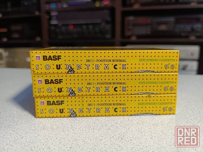 Запечатанная аудиокассета Basf- Soundtrack 90-Type I Донецк - изображение 3
