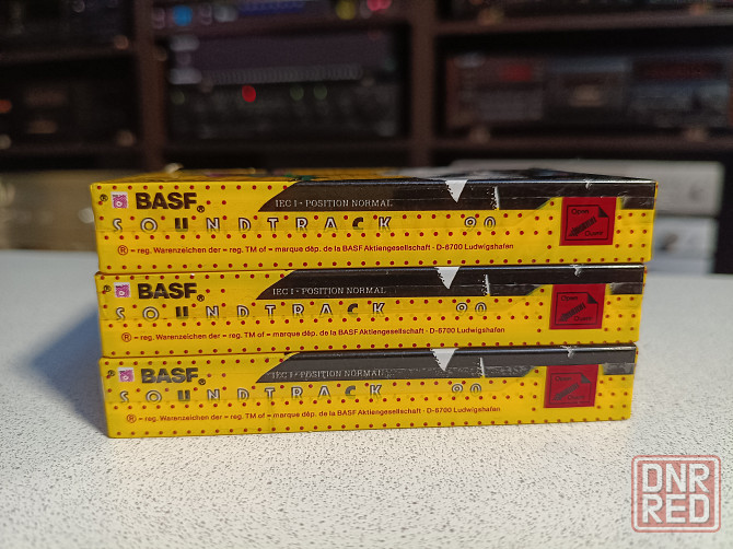 Запечатанная аудиокассета Basf- Soundtrack 90-Type I Донецк - изображение 4