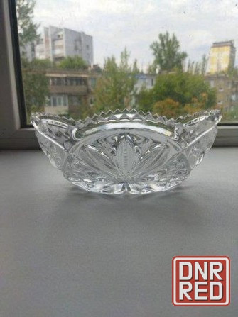 Хрустальная салатница ссср Донецк - изображение 1