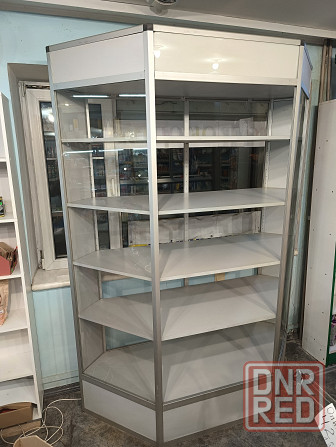 Стеклянная витрина стелаж с алюминиевым профилем Донецк - изображение 2