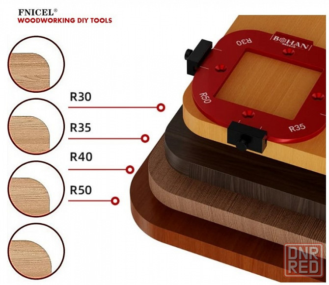 Набор шаблонов для радиусной фрезеровки 2шт. Донецк - изображение 6