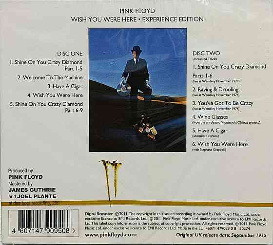 2 CD дискa Pink Floyd -Wish You Were Here- Донецк