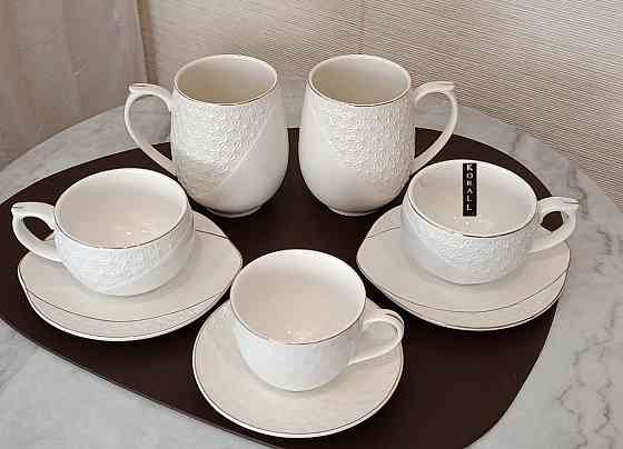 Набор чашек из коллекции чайно-столовой посуды "Снежная королева". Донецк