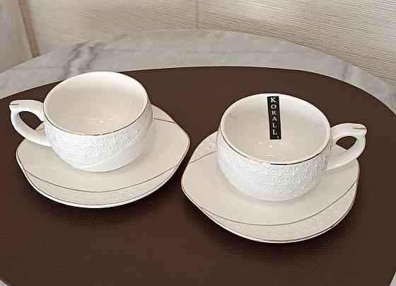 Набор чашек из коллекции чайно-столовой посуды "Снежная королева". Донецк