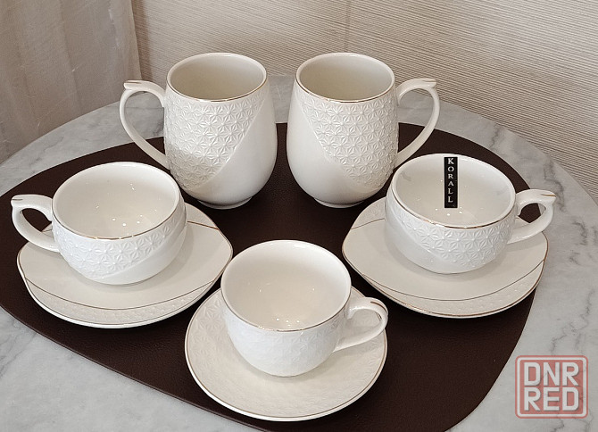 Набор чашек из коллекции чайно-столовой посуды "Снежная королева". Донецк - изображение 1
