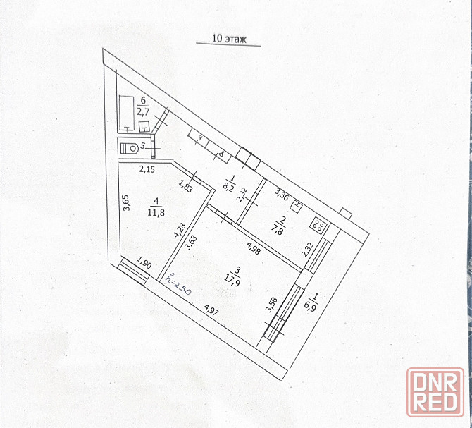 Продам 2-х комнатную квартиру на Горбачева Макеевка - изображение 4