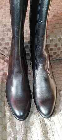 Сапоги Женские 38 размер- зима - кожа Донецк