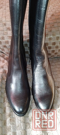 Сапоги Женские 38 размер- зима - кожа Донецк - изображение 3