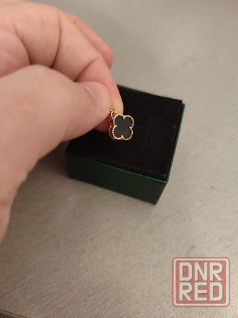 Золотой кулон Van Cleef Донецк - изображение 4