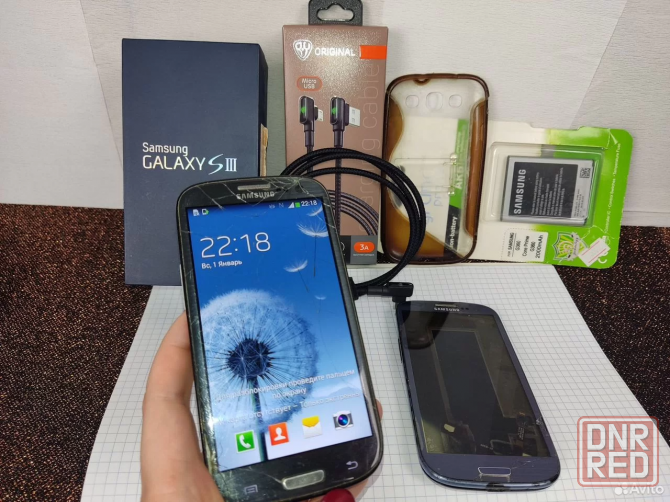 Samsung Galaxy S III gt-I9300, 16 гб, 1 sim Донецк - изображение 1