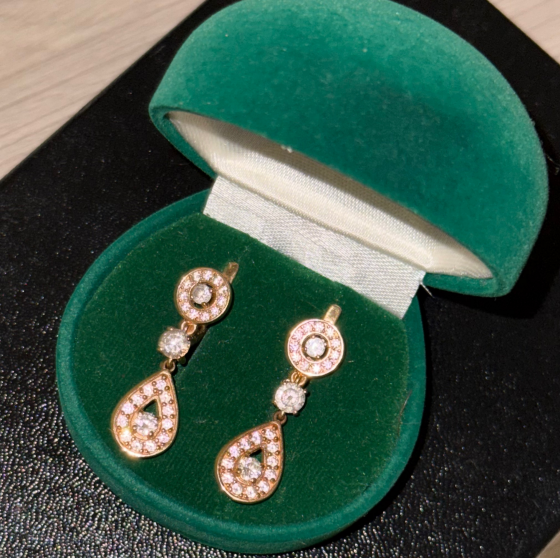 Серьги золото 585 Донецк