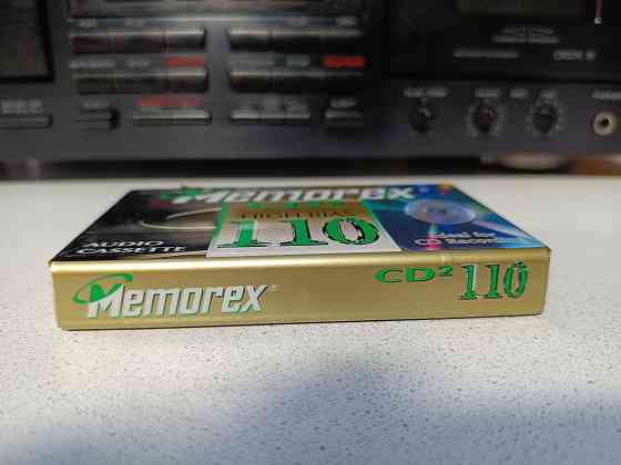 Запечатанная аудиокассета Memorex -110 Top Chrome/High Bias/High Position Донецк