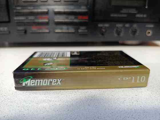Запечатанная аудиокассета Memorex -110 Top Chrome/High Bias/High Position Донецк