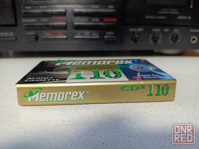 Запечатанная аудиокассета Memorex -110 Top Chrome/High Bias/High Position Донецк - изображение 3
