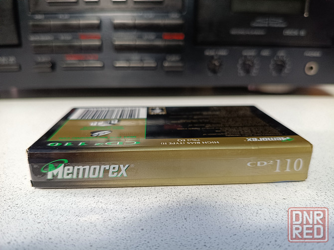 Запечатанная аудиокассета Memorex -110 Top Chrome/High Bias/High Position Донецк - изображение 4
