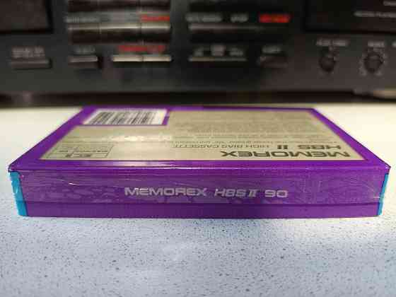 Запечатанная аудиокассета Memorex -HBS 90 Top Chrome/High Bias/High Position Донецк