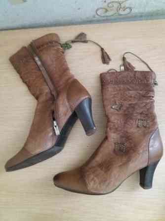 Продам сапоги демисезонные кожа р.38 Донецк