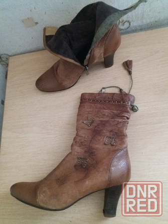 Продам сапоги демисезонные кожа р.38 Донецк - изображение 4