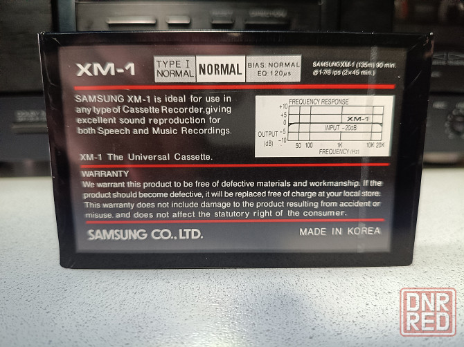 Запечатанная аудиокассета Samsung -HM-1/C 90/Type I Донецк - изображение 2