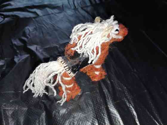 Игрушка из ниток "Лошадка". Ручная работа. Стаханов