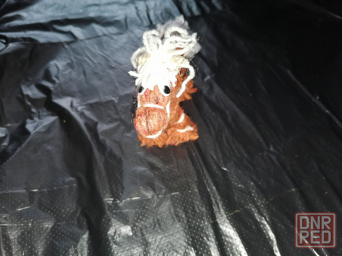 Игрушка из ниток "Лошадка". Ручная работа. Стаханов - изображение 2