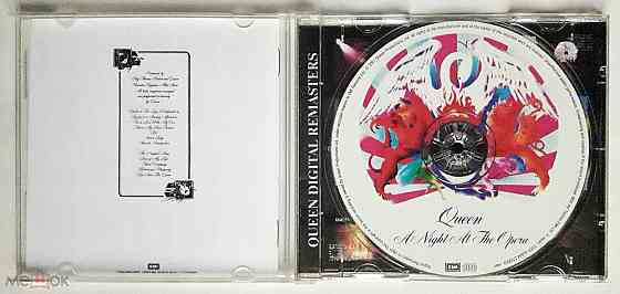 Компакт-диск / CD: Queen - 1975 "A Night At The Opera", неофициальное издание (2001), Россия Донецк