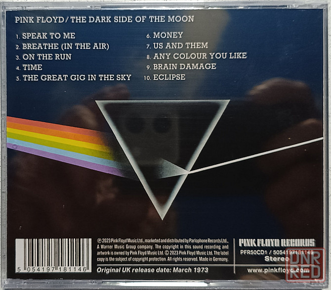 CD диск Pink Floyd -The Dark Side of the Moon Донецк - изображение 2