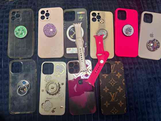 Продам чехлы для iPhone 12 Pro Max и ремешек для Apple Watch. Донецк