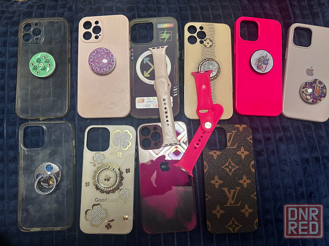 Продам чехлы для iPhone 12 Pro Max и ремешек для Apple Watch. Донецк - изображение 1