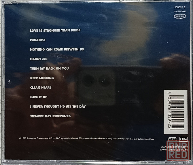 CD диск "Sade"- "Love Is Stronger Than Pride" Донецк - изображение 2